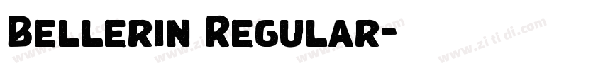 Bellerin Regular字体转换 Bellerin Regular字体转换